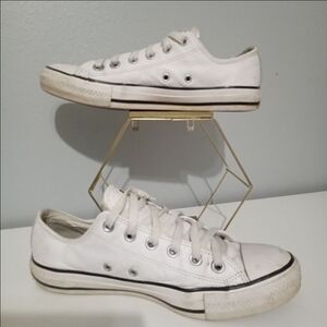 Classic White Canvas Sneakers